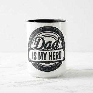 Caneca Pai É Meu Herói