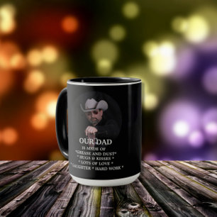 Caneca Pai é Pó e Grease Cowboy Hat & Guitar