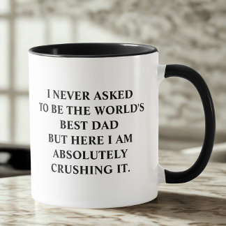 Caneca Pai Engraçado Que Nunca Pedi Para Ser O Melhor Pai