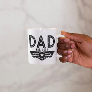 Caneca Pai estabelecido Novo Pai Ano Est Aviacao