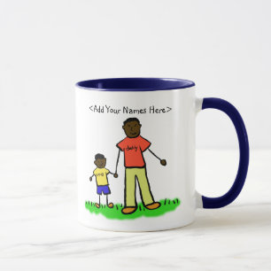 Caneca Pai (família pai e filho)