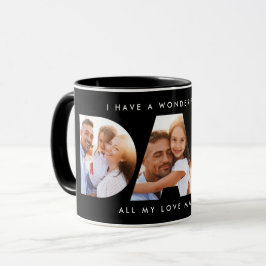 Caneca Pai foto do presente de criança