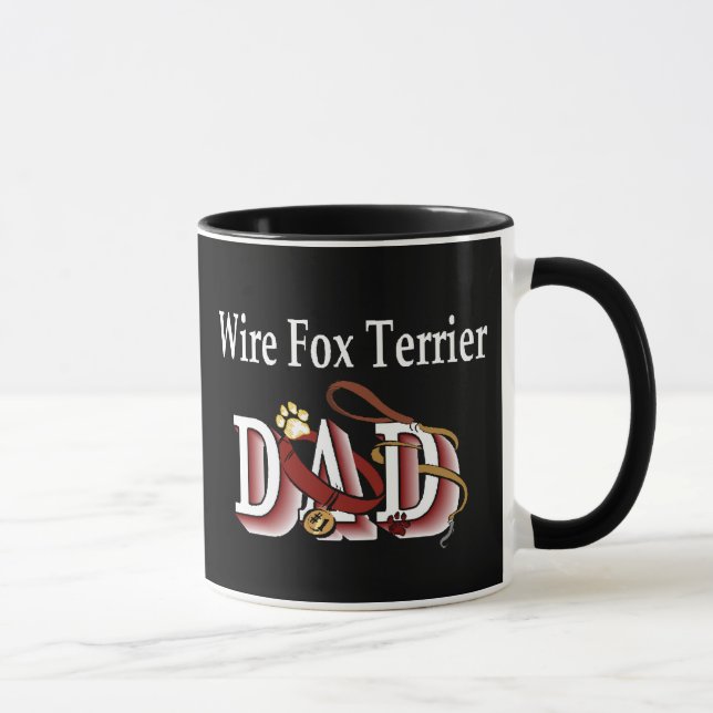 Caneca Pai Fox Terrier com fio Mug (Direita)