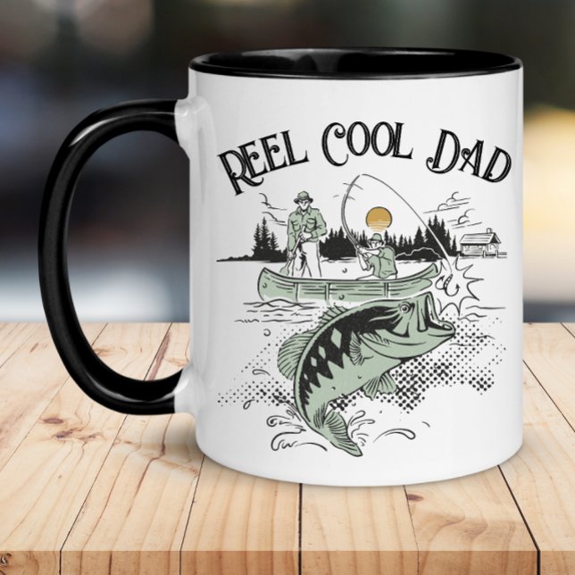 Caneca Pai Muito Legal de Pesca (Reel Cool Dad Father's Day Mug)