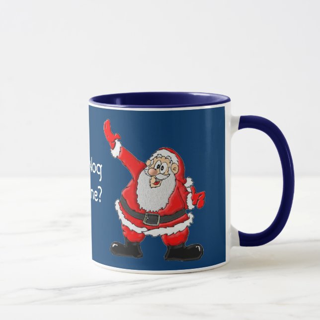 Caneca Pai Natal, presentes de Natal (Direita)