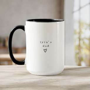 Caneca Pai Novo Personalizado Pai Adorável pela Primeira 