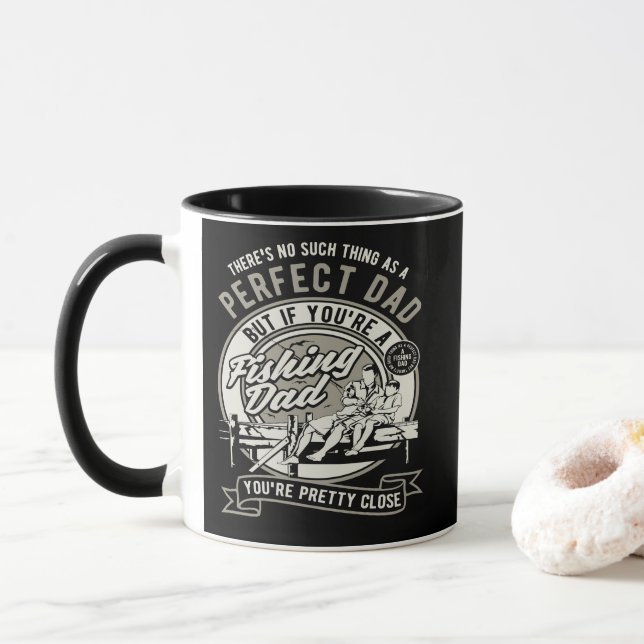 Caneca Pai Perfeito Pai da Pesca (Com Donut)