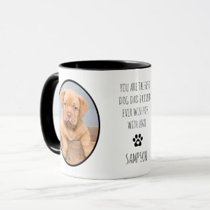 Caneca Pai Personalizado 2 Fotografias do Melhor Cão