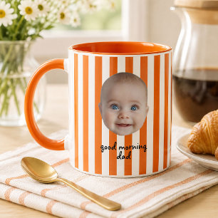 Caneca Pai Personalizado Dia dos Pais Foto Bebê Face Lara