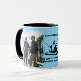 Caneca Pai Pescador Preso para a Vida 