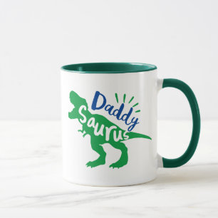 Caneca Pai Saurus T-Rex Silhouette