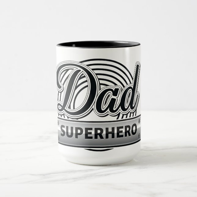 Caneca Pai Super-herói (Centro)