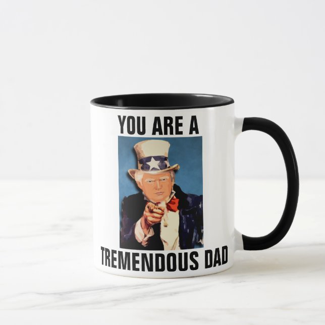 Caneca PAI TREMENDO Donald Trump Coffee Mug (Direita)