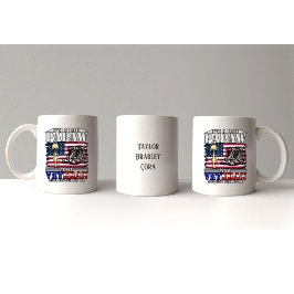 Caneca Pai Veterano Nada Me Assusta Personalizável