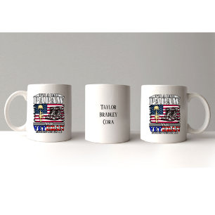 Caneca Pai Veterano Nada Me Assusta Personalizável