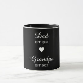 Caneca Pai. & Vovô est. Mug - Presente de Ano Personaliza