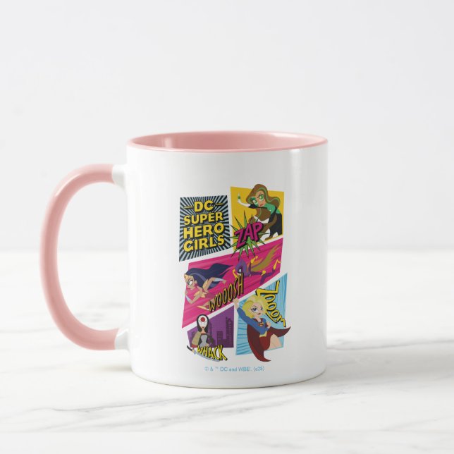 Caneca Painéis de ação DC Super Hero Girls (Esquerda)