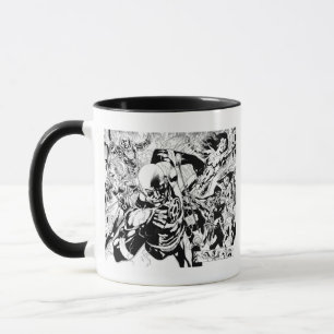 Caneca Painel cómico da noite a mais preta