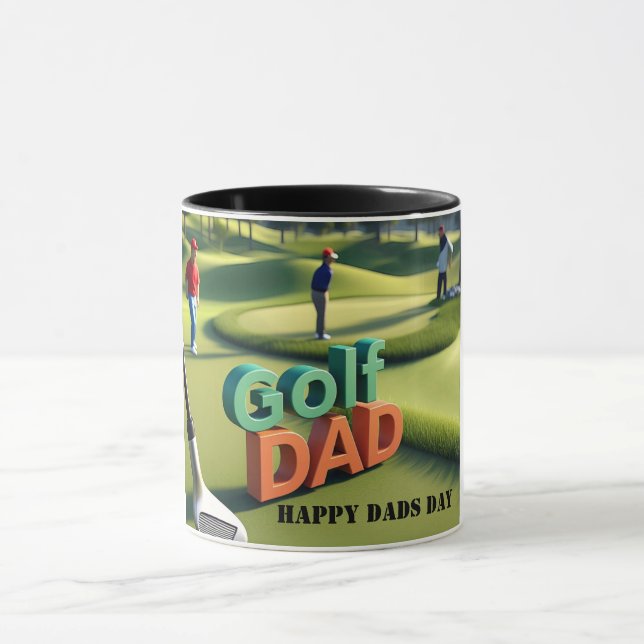 Caneca Pais Felizes "Pai de Golfe" (Centro)
