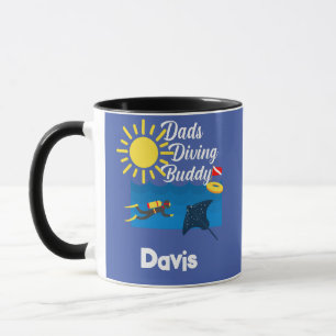 Caneca Pais mergulhando Design Buddy - Combo Mug