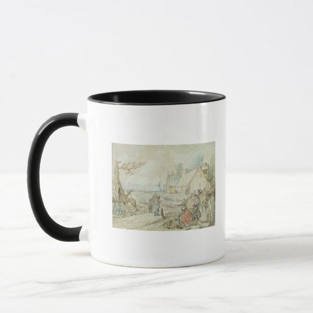 Caneca Paisagem com Fortuna-Caixas aciganados (Esquerda)