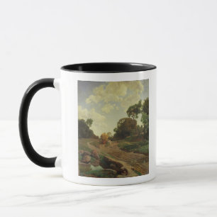 Caneca Paisagem com Haywagon, c.1858
