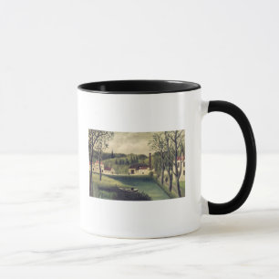 Caneca Paisagem com um pescador, depois de 1886