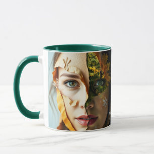 Caneca Paisagem da Árvore de Meninas Fantasy