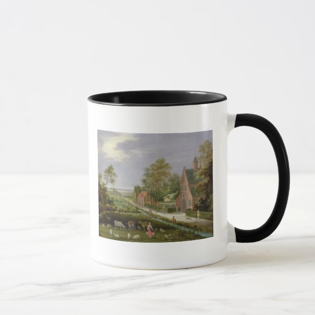 Caneca Paisagem da vila (Direita)