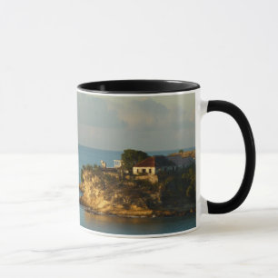 Caneca Paisagem de Bela Ilha da Costa Antiguana