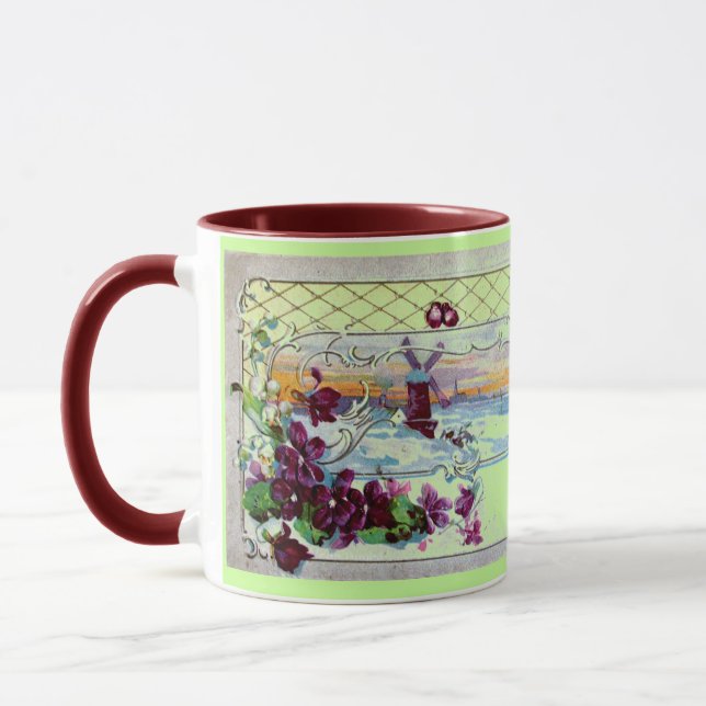 Caneca Paisagem de inverno da ROMANTICA com painéis (Esquerda)