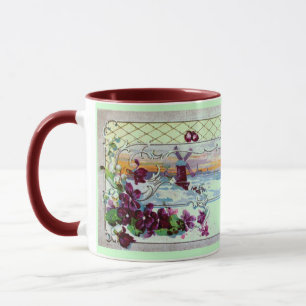 Caneca Paisagem de inverno da ROMANTICA com painéis