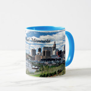 Caneca Paisagem de Saint Paul, Minnesota