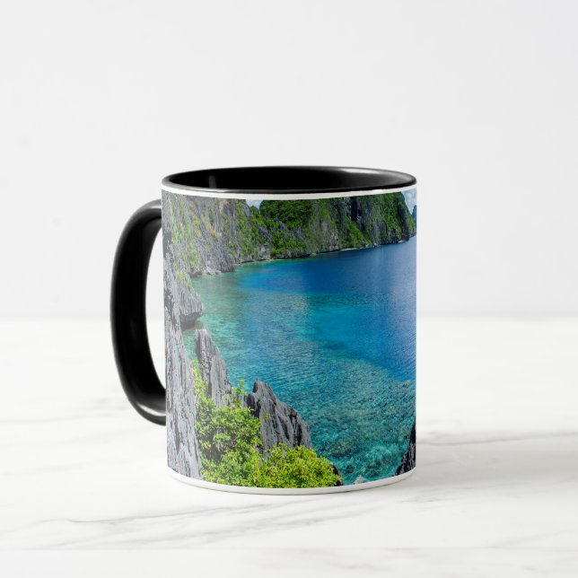 Caneca Paisagem do Arquipélago de Bacuit (Frente Esquerda)