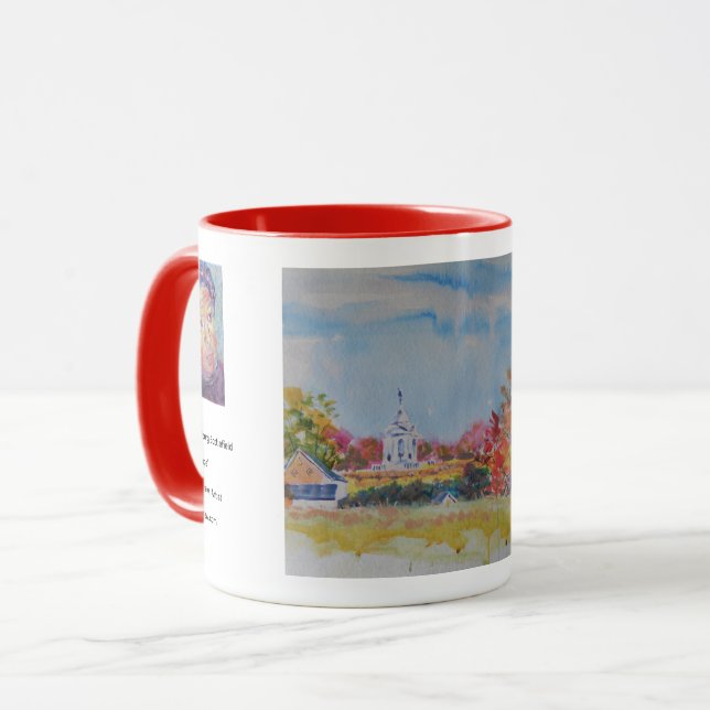 Caneca Paisagem do Campo de Batalha de Gettysburg / Larry (Frente Esquerda)