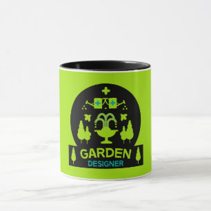 Caneca Paisagem do Designer de Jardinagem Jardineiro