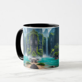Caneca Paisagem em cascata