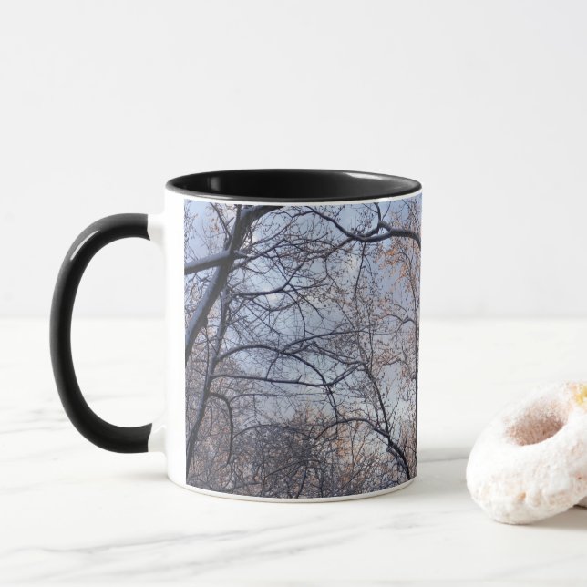 Caneca Paisagem Natural Manhã de Inverno II (Com Donut)
