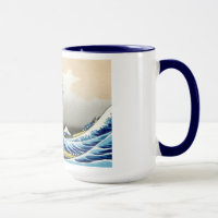 Paisagem oriental legal da opinião de Hokusai Fuji