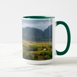 Caneca Paisagem panorâmica do vale, Cuba