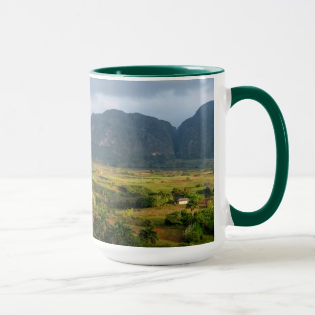 Caneca Paisagem panorâmica do vale, Cuba (Direita)