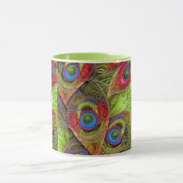 Caneca paisley abstrata