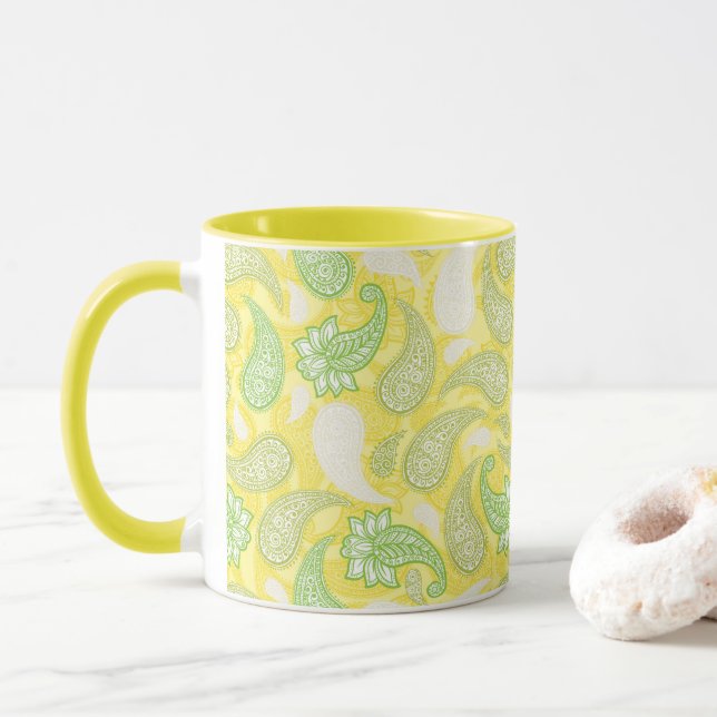 Caneca Paisley Pattern  (Com Donut)