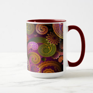 Caneca Paisley Purple
