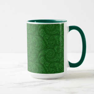 Caneca Paisley verde