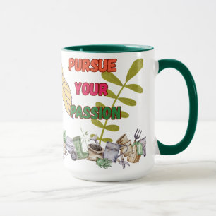 Caneca Paixão de jardinagem