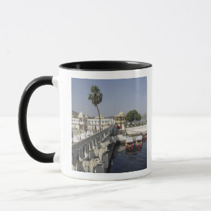 Caneca Palácio Jag Mindar, Lago Pichola, Udaipur, Índia.