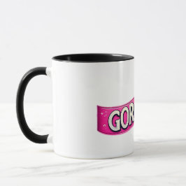 Caneca Palavras de dia de as mães "Gorgeous"