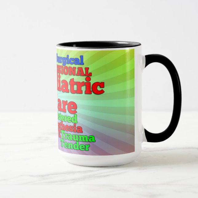 CANECA PALAVRAS DE ENFERMEIRO JUMBLE CAFFEE MUG (Direita)