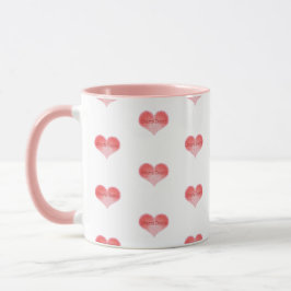 Caneca Palavras Inspiradoras de Desejo do Coração Arte Co